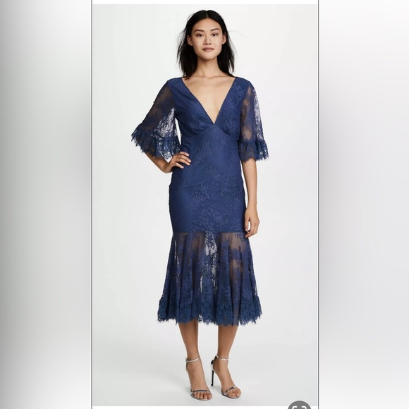 LA MAISON Talulha Transpire Lace Dress.
Indigo Blue - Picture 1 of 11